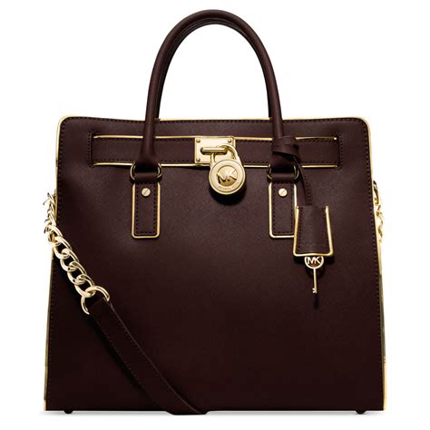 michael kors hamilton specchio coffee|MICHAEL Michael Kors Hamilton Specchio EW Satchel (Coffee).